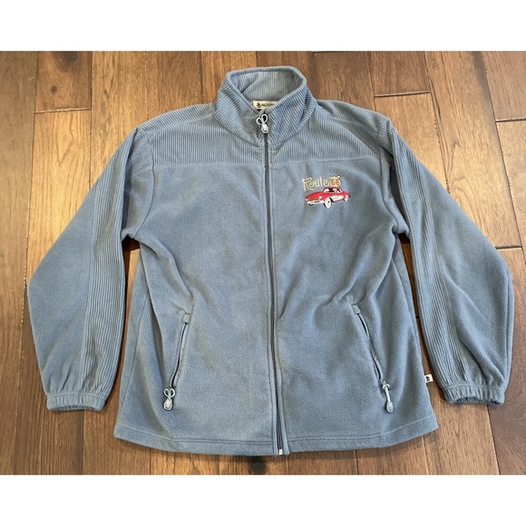 Anderson Bean Other - MENS ~ ANDERSON ROUTE 66 ~ SZ L‎ ~ BLUE FLEECE FULL ZIP JACKET